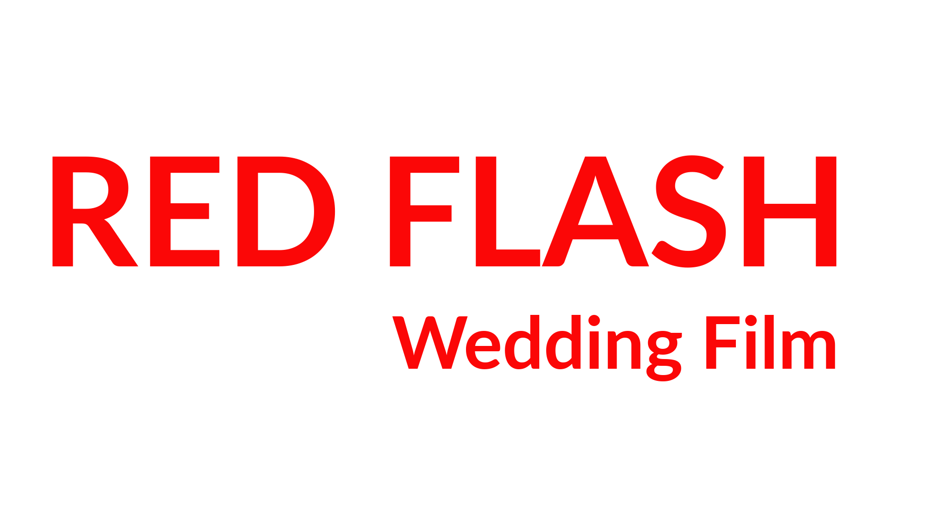 Red Flash Wedding Film